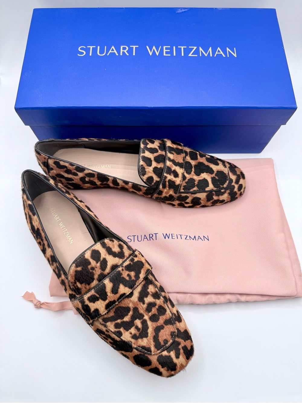 Stuart Weitzman Marlon leopard loafers - BRAND NEW WITH BOX + DUST BAG